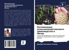 Portada del libro de Оптимизация сельскохозяйственного производства в Нигер