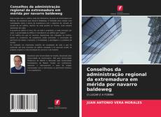 Capa do livro de Conselhos da administração regional da extremadura em mérida por navarro baldeweg 