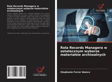 Portada del libro de Rola Records Managera w ostatecznym wyborze materiałów archiwalnych