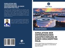 Buchcover von SIMULATION DER UNTERIRDISCHEN GASSPEICHERUNG IN EINEM ERSCHÖPFTEN FELD.