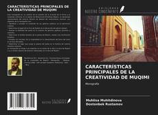 Bookcover of CARACTERÍSTICAS PRINCIPALES DE LA CREATIVIDAD DE MUQIMI