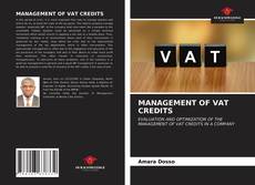 Capa do livro de MANAGEMENT OF VAT CREDITS 