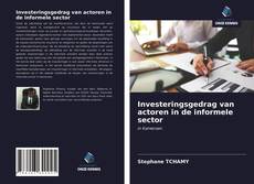 Bookcover of Investeringsgedrag van actoren in de informele sector