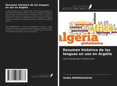 Buchcover von Resumen histórico de las lenguas en uso en Argelia