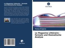 Copertina di Le Magazine Littéraire - formale und thematische Analyse