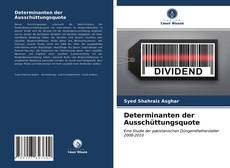 Capa do livro de Determinanten der Ausschüttungsquote 