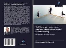 Gelijkheid van mannen en vrouwen en deelname aan de beleidsvorming kitap kapağı