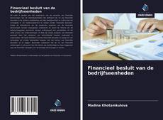 Financieel besluit van de bedrijfseenheden kitap kapağı