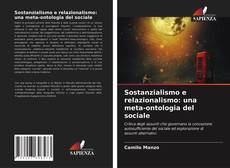 Capa do livro de Sostanzialismo e relazionalismo: una meta-ontologia del sociale 