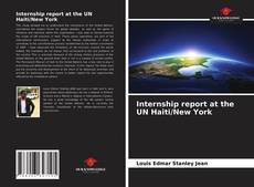 Portada del libro de Internship report at the UN Haiti/New York