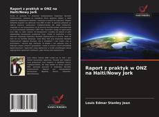 Capa do livro de Raport z praktyk w ONZ na Haiti/Nowy Jork 