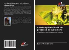 Capa do livro de Analisi quantitativa nel processo di evoluzione 