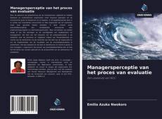 Couverture de Managersperceptie van het proces van evaluatie