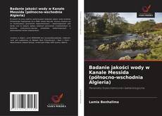 Portada del libro de Badanie jakości wody w Kanale Messida (północno-wschodnia Algieria)