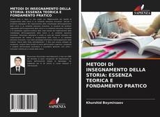 Capa do livro de METODI DI INSEGNAMENTO DELLA STORIA: ESSENZA TEORICA E FONDAMENTO PRATICO 