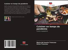 Portada del libro de Cuisiner en temps de pandémie