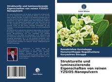 Copertina di Strukturelle und lumineszierende Eigenschaften von reinen Y2SiO5-Nanopulvern