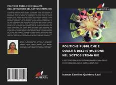 Portada del libro de POLITICHE PUBBLICHE E QUALITÀ DELL'ISTRUZIONE NEL SOTTOSISTEMA UIE