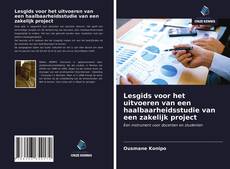 Couverture de Lesgids voor het uitvoeren van een haalbaarheidsstudie van een zakelijk project
