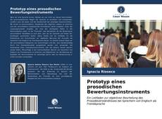 Capa do livro de Prototyp eines prosodischen Bewertungsinstruments 