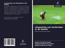 Bookcover of uitspoeling van herbiciden in de bodem