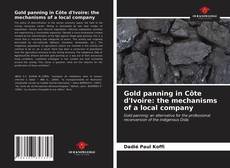 Bookcover of Gold panning in Côte d'Ivoire: the mechanisms of a local company