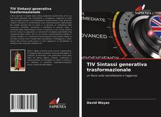 TIV Sintassi generativa trasformazionale的封面