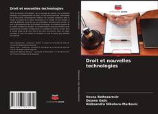 Copertina di Droit et nouvelles technologies