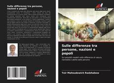 Capa do livro de Sulle differenze tra persone, nazioni e popoli 