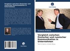 Buchcover von Vergleich zwischen finnischer und russischer Kommunikation in Unternehmen