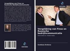 Bookcover of Vergelijking van Finse en Russische bedrijfscommunicatie