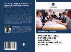 Couverture de Meister des TEEO. Schriftliche und mündliche Ausdruckstechniken. Lizenz II