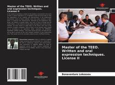 Portada del libro de Master of the TEEO. Written and oral expression techniques. License II