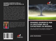 Couverture de QUADRO GIURIDICO PER LA GESTIONE DELLE CATASTROFI IN NIGERIA