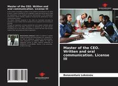 Portada del libro de Master of the CEO. Written and oral communication. License III