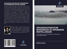 Bookcover of ORGANISATORISCHE BURGERZIN IN OPENBARE INSTELLINGEN