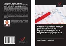 Bookcover of Odporność bardzo małych przedsiębiorstw na kryzysy o dużej skali w krajach rozwijających się