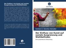 Buchcover von Der Einfluss von Kunst auf soziale Ausgrenzung und Wohlbefinden