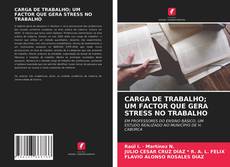 Buchcover von CARGA DE TRABALHO; UM FACTOR QUE GERA STRESS NO TRABALHO
