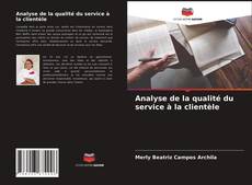 Borítókép a  Analyse de la qualité du service à la clientèle - hoz