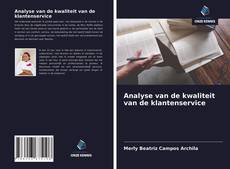 Bookcover of Analyse van de kwaliteit van de klantenservice