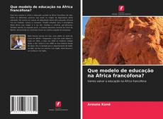 Buchcover von Que modelo de educação na África francófona?