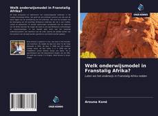 Bookcover of Welk onderwijsmodel in Franstalig Afrika?