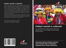 Bookcover of Fattori sociali e culturali