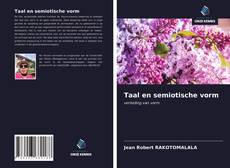 Bookcover of Taal en semiotische vorm