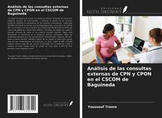 Buchcover von Análisis de las consultas externas de CPN y CPON en el CSCOM de Baguineda