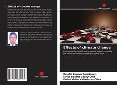 Capa do livro de Effects of climate change 