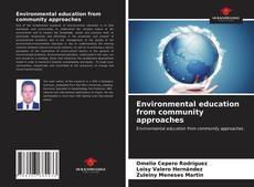 Capa do livro de Environmental education from community approaches 