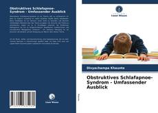 Copertina di Obstruktives Schlafapnoe-Syndrom - Umfassender Ausblick