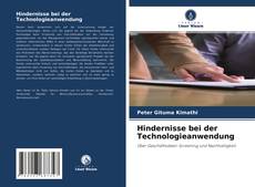 Portada del libro de Hindernisse bei der Technologieanwendung
